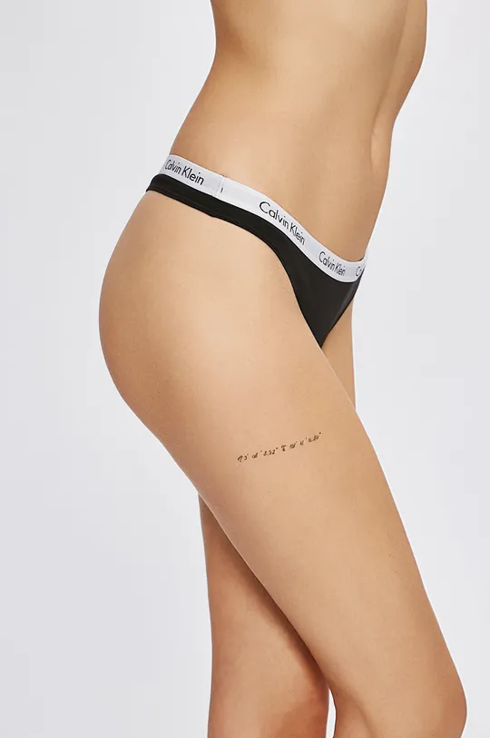 Calvin Klein Underwear - Tangá (3-pak) čierna