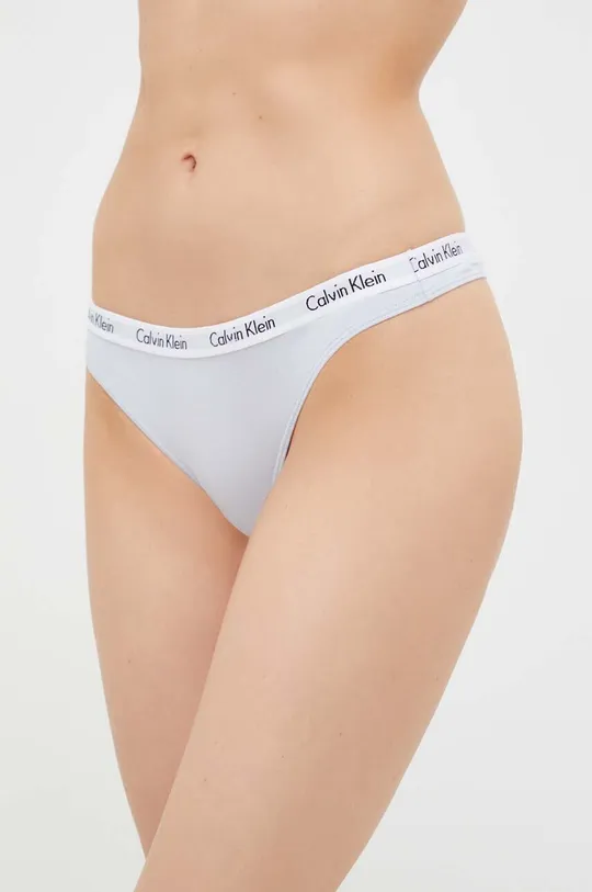 modra Tangice Calvin Klein Underwear Ženski