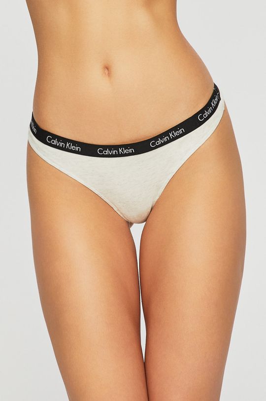 světle šedá Calvin Klein Underwear - tanga Dámský