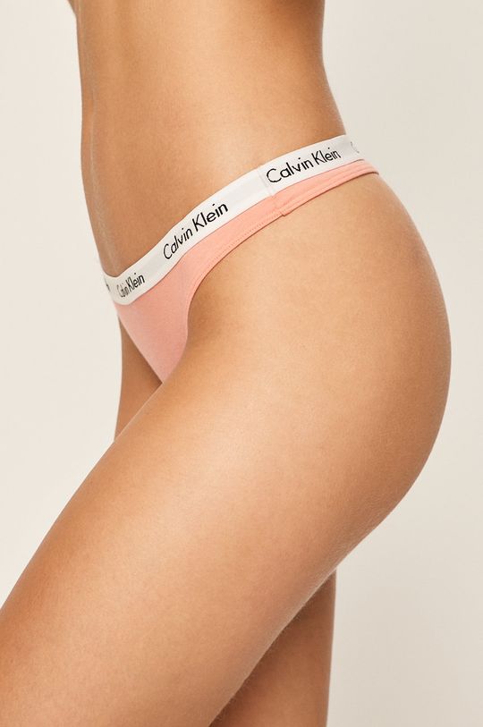 Calvin Klein Underwear - tanga starorůžová