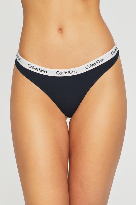 námořnická modř Calvin Klein Underwear - tanga Dámský