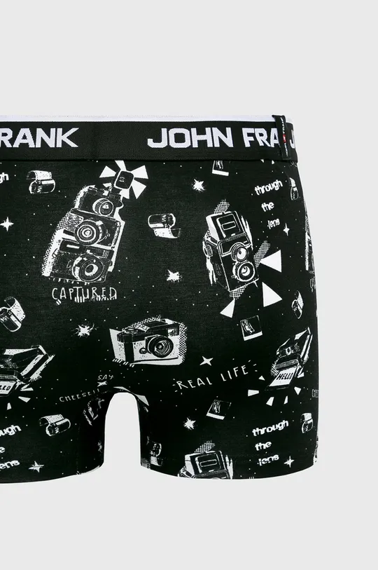 John Frank - Bokserki (2-pack) czarny