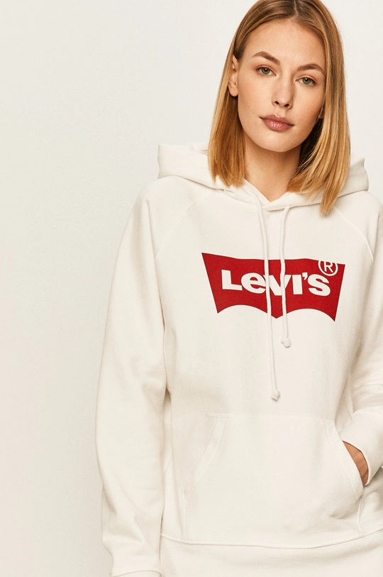 white Levi's sweatshirt 35946.0010