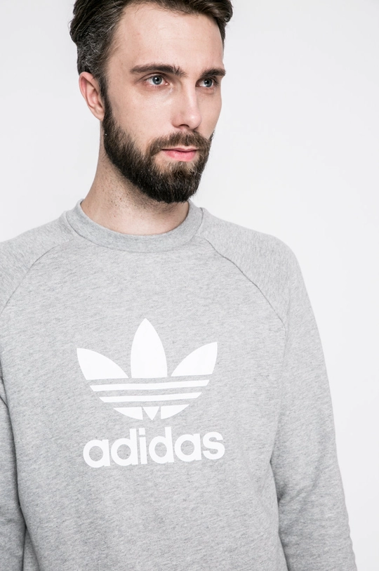 gray adidas Originals sweatshirt