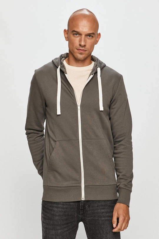 sivá Mikina Produkt by Jack & Jones Pánsky