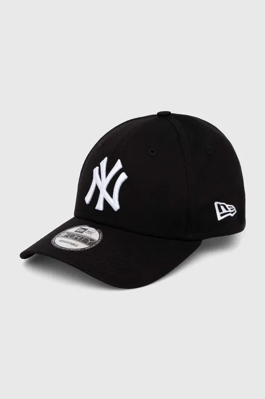 černá Bavlněná baseballová čepice New Era Pánský