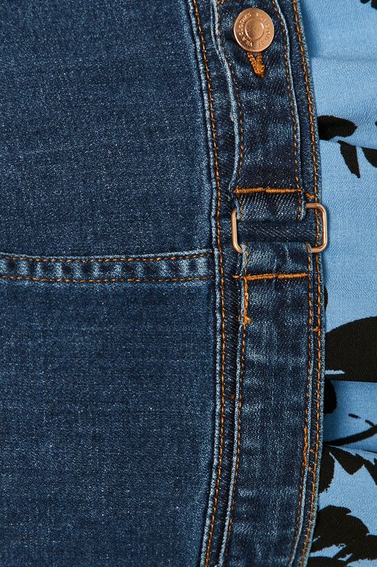 niebieski Vila - Kurtka jeansowa