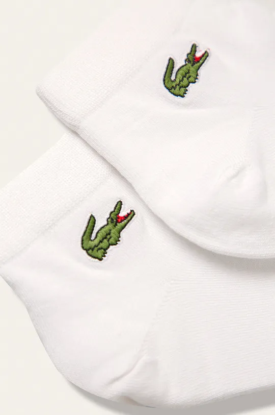 Ponožky Lacoste (2-pak) biela