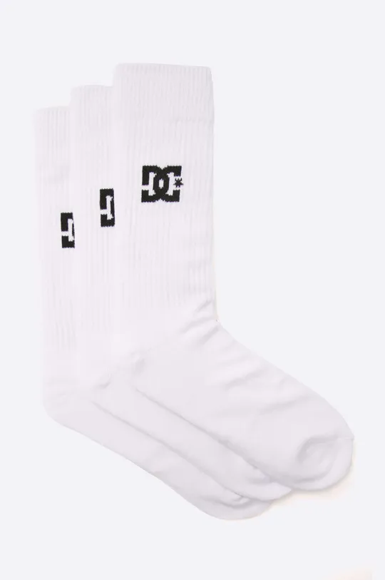 biela DC - Ponožky (3-pak) Pánsky