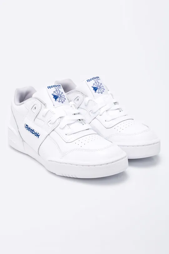 Reebok - Дитячі черевики Workout Plus CN1826 білий