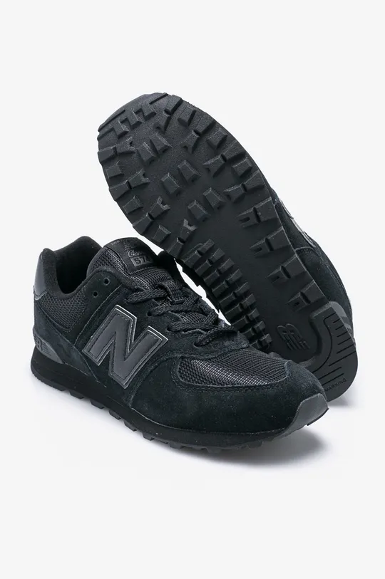 czarny New Balance - Buty dziecięce GC574TB