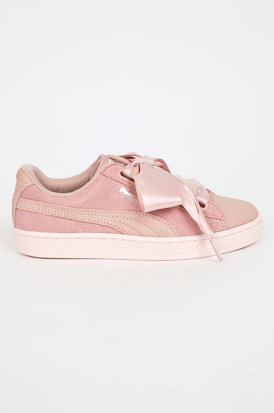 różowy Puma - Buty Suede Heart Pebble Wn Damski