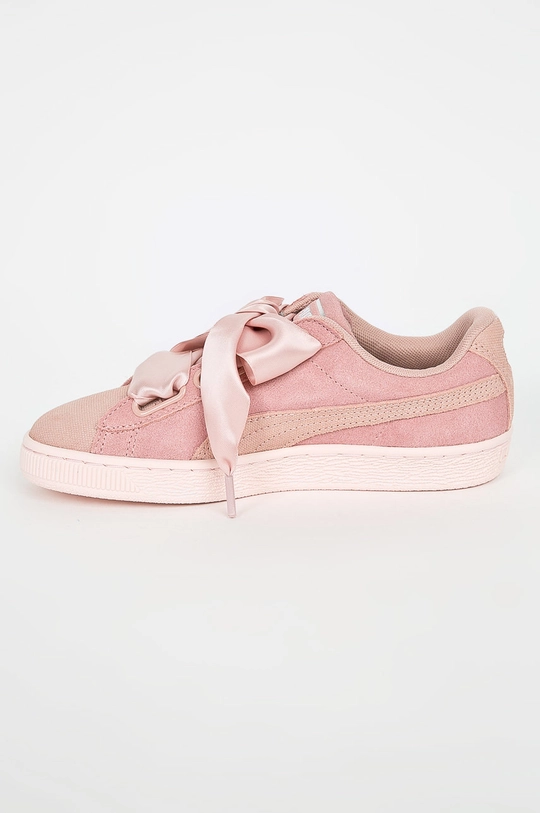 Puma - Buty Suede Heart Pebble Wn Cholewka: Skóra naturalna Wnętrze: Materiał tekstylny Podeszwa: Materiał syntetyczny