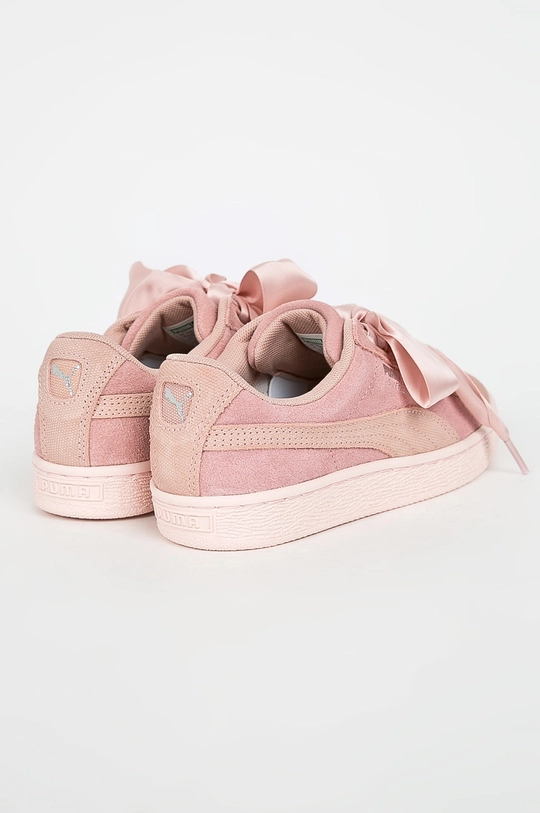 różowy Puma - Buty Suede Heart Pebble Wn