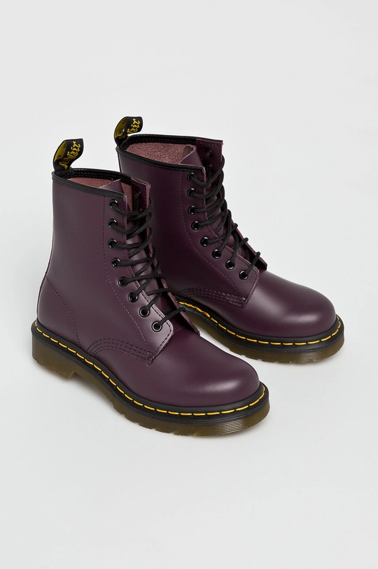 Dr. Martens leather biker boots 1460