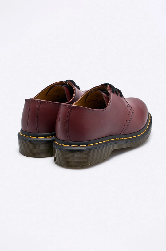 бордо Шкіряні туфлі Dr. Martens