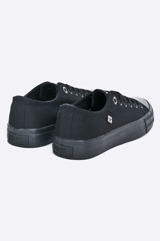 μαύρο Big Star - Πάνινα παπούτσια