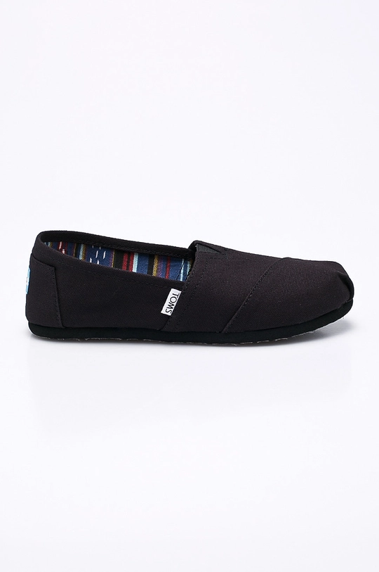 czarny Toms - Espadryle Classic Damski