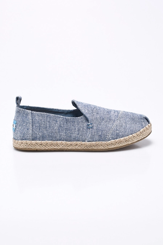 modrá Toms - Espadrilky Slub Chambraz Dámsky