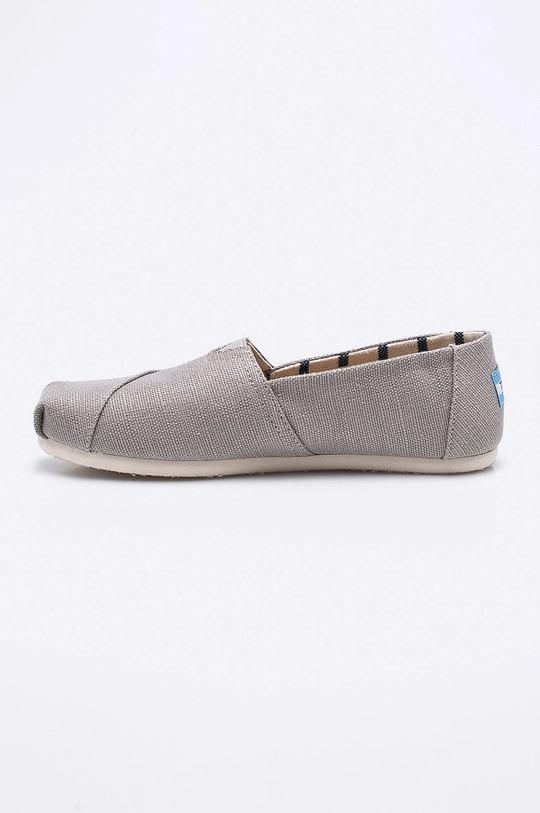 Toms - Espadryle Classic Cholewka: Materiał tekstylny, Wnętrze: Materiał tekstylny, Skóra naturalna, Podeszwa: Materiał syntetyczny, Materiał tekstylny