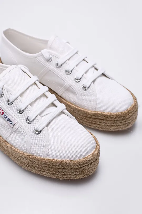 Superga - Πάνινα παπούτσια λευκό