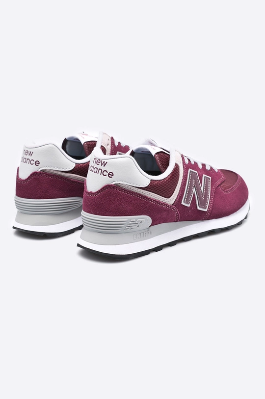 burgundské New Balance - Topánky Classic ML574EGB