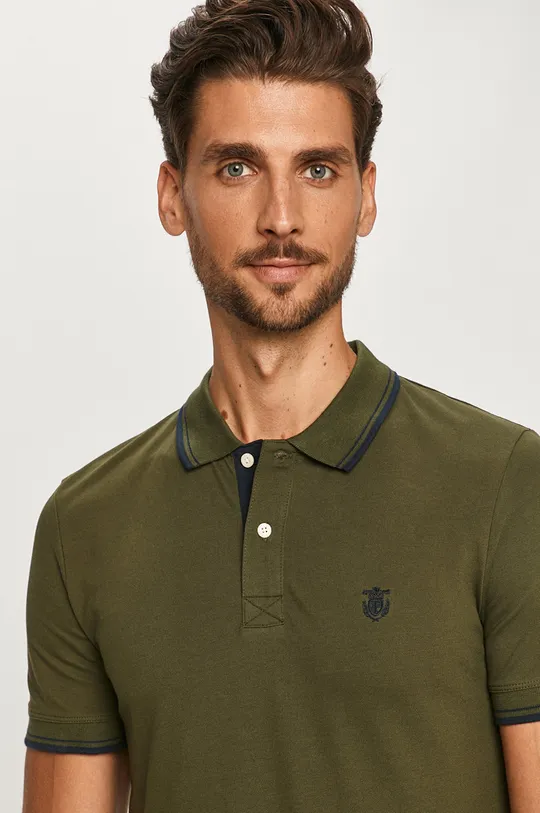 zelená Selected Homme - Polo tričko