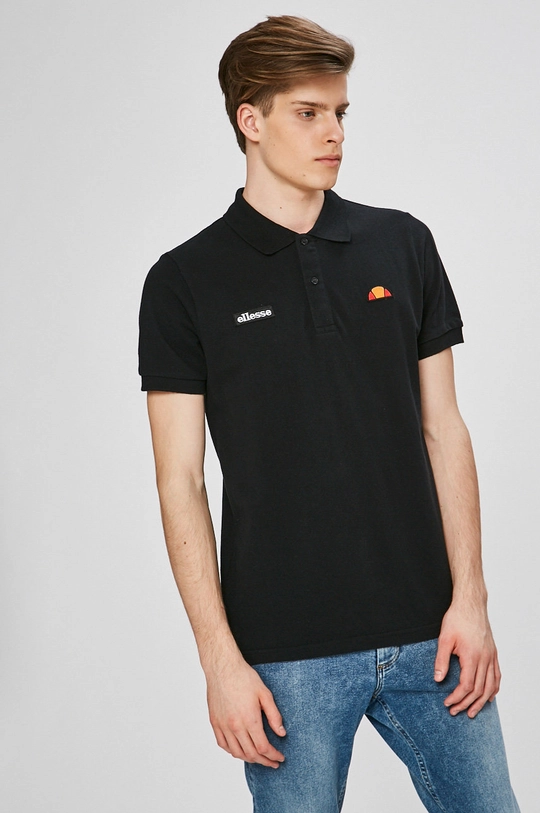 czarny Ellesse - Polo Męski