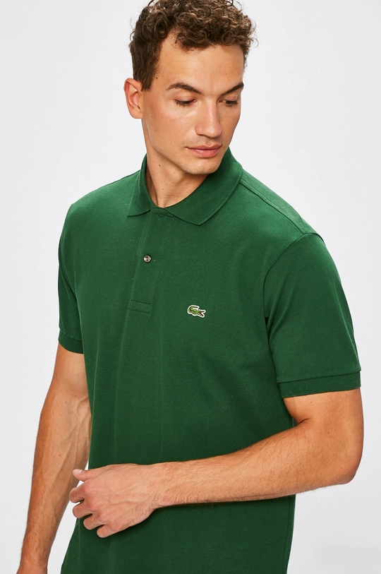 Lacoste tricou polo verde L1212..