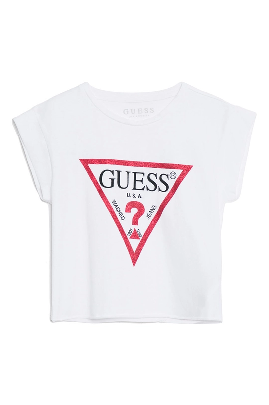 biały Guess Jeans - Top dziecięcy 118-175 cm Dziewczęcy