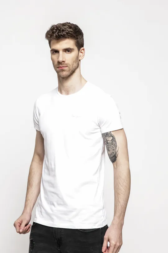 biały Pepe Jeans - T-shirt Męski