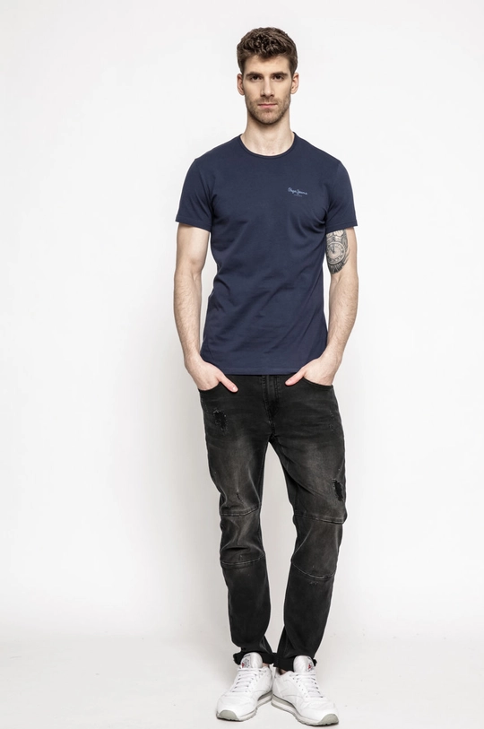 Pepe Jeans - T-shirt granatowy