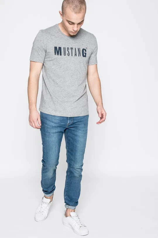 Mustang - T-shirt szary