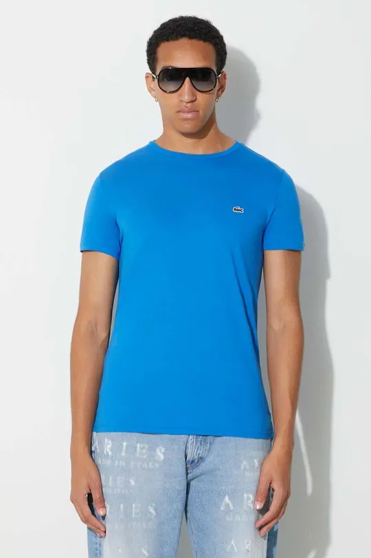 blu Lacoste t-shirt in cotone Uomo