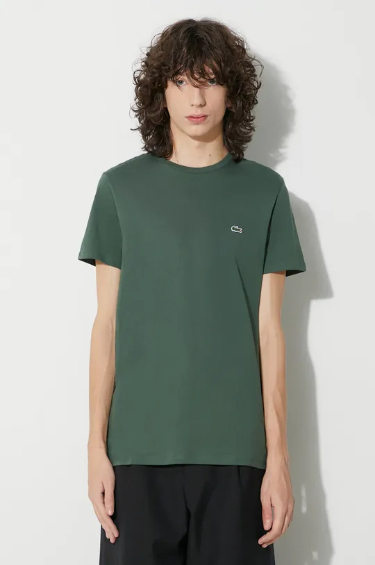 verde Lacoste tricou din bumbac De bărbați