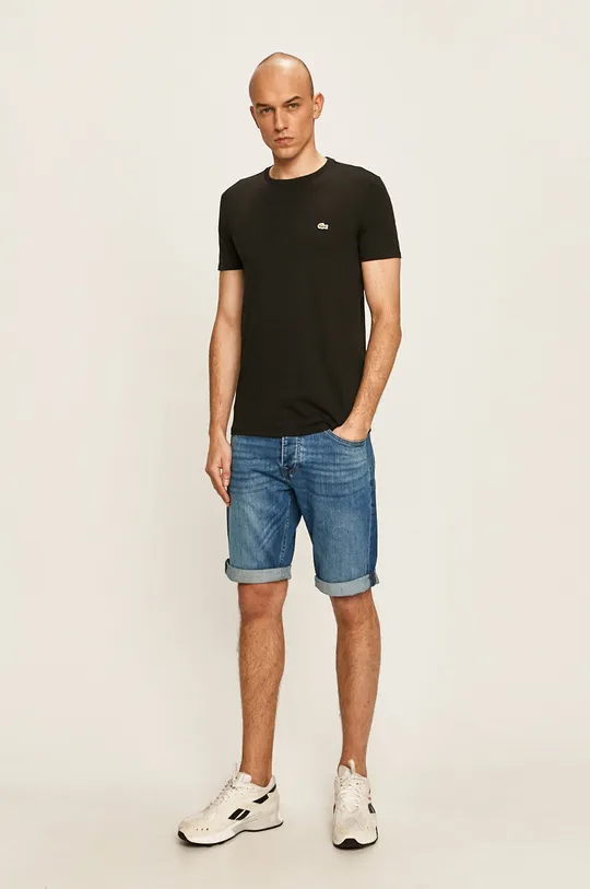 Lacoste - T-shirt TH6709 czarny