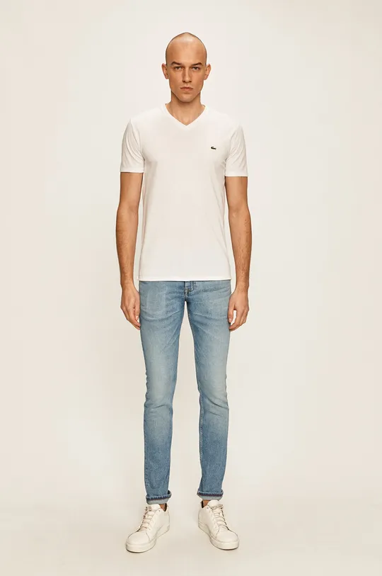 Lacoste - T-shirt TH6710 biały