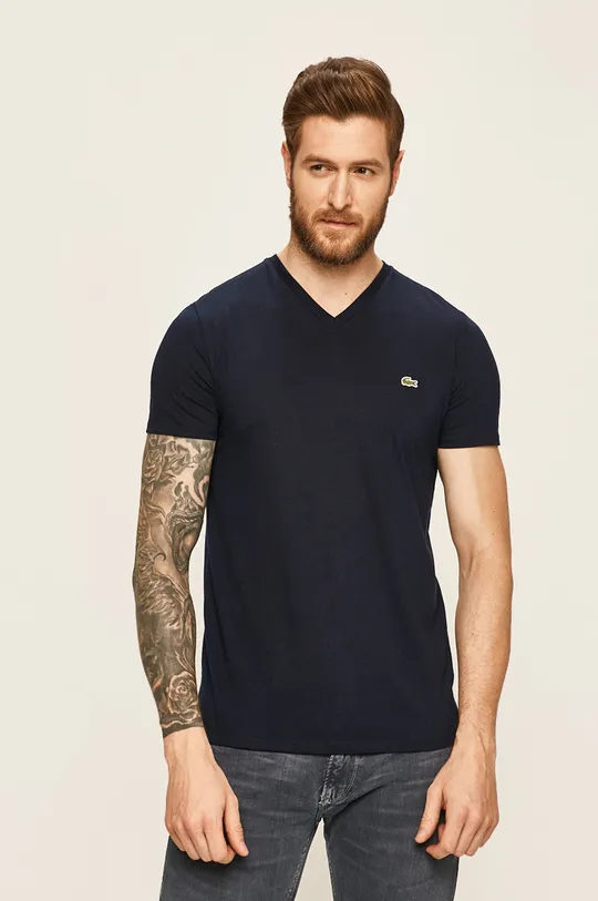 mornarsko modra Lacoste t-shirt Moški