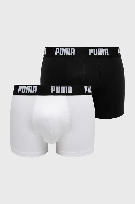 biały Puma bokserki (2-pack) 906823 Męski