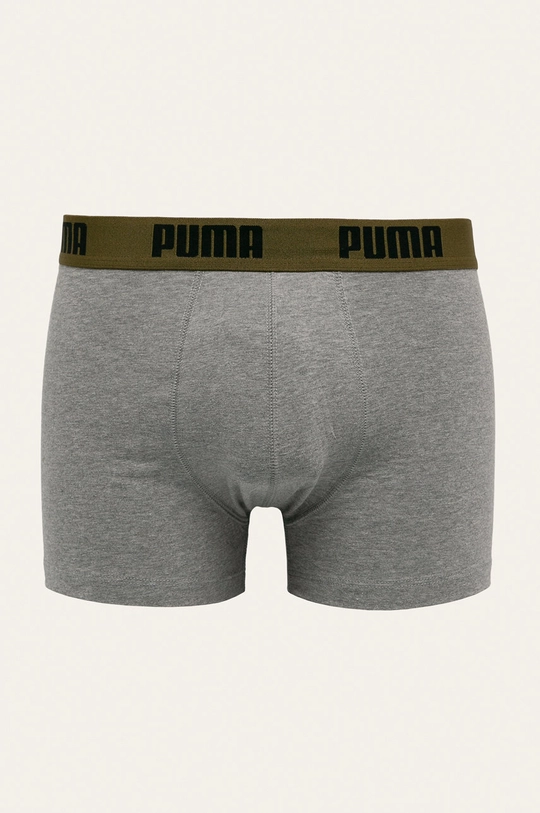 Puma - Boxeralsó (2 db) 906823 Jelentős anyag: 95% pamut, 5% elasztán 95% pamut, 5% elasztán Ragasztószalag: 56% poliamid, 31% poliészter, 13% elasztán