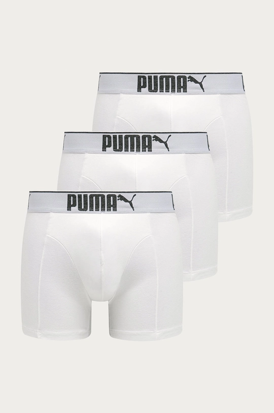 biały Puma - Bokserki (3-pack) 907268 Męski