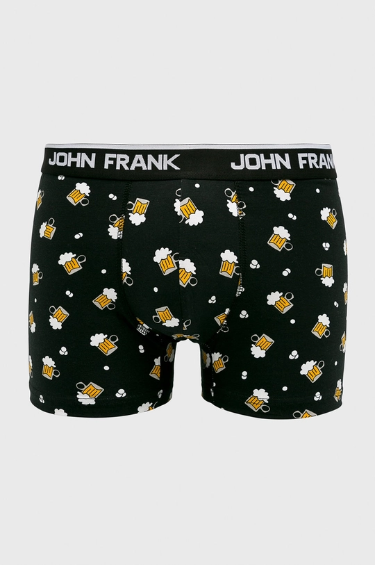 čierna John Frank - Boxerky Pánsky