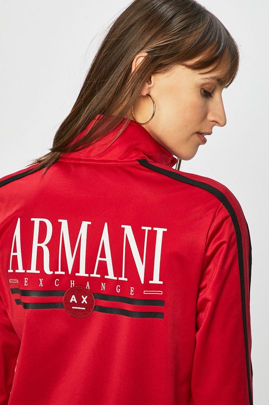 Armani Exchange - Mikina červená