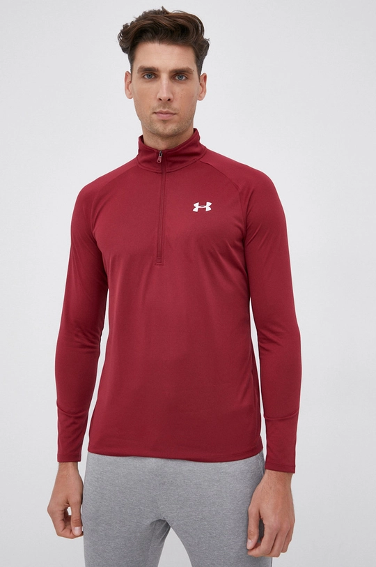 bordowy Under Armour bluza treningowa Tech 2.0 Męski