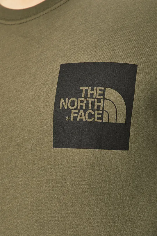 zelená The North Face - Pánske tričko s dlhým rukávom