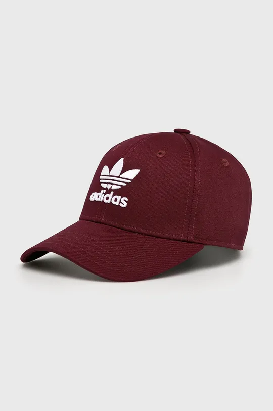 burgundské adidas Originals - Čiapka DV0175.D Dámsky