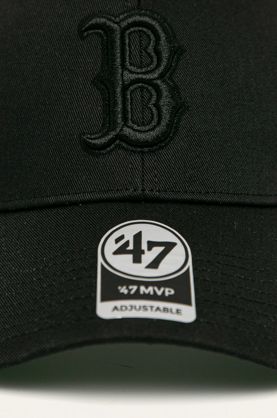 47brand - Čiapka Atlanta Braves čierna