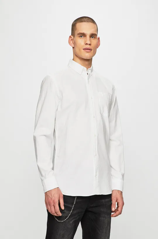 biela Produkt by Jack & Jones - Košeľa Pánsky