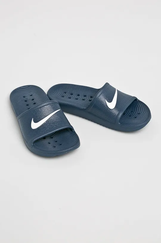 Nike Kids - Дитячі шльопанці Kawa Shower темно-синій