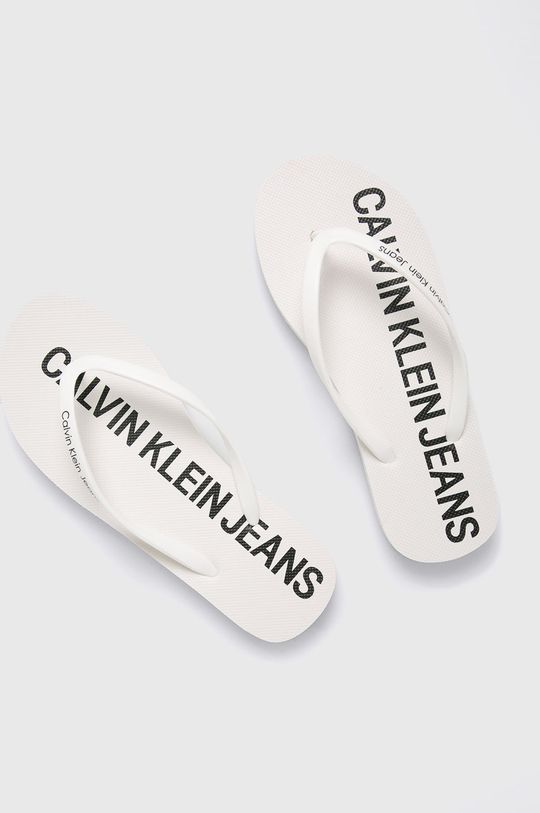 Calvin Klein Jeans - Джапанки бял